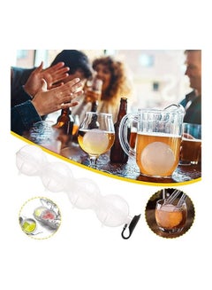 XiuWoo 4-Hole Ice Ball Maker Clear 23 x 6.5 x 5.5cm  - Image 2