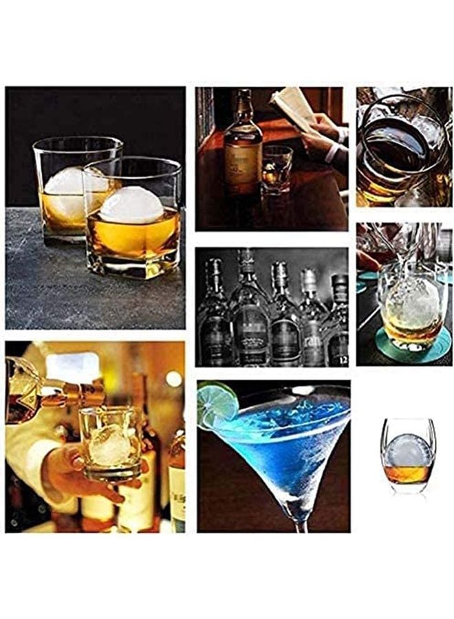 XiuWoo - 4-Hole Ice Ball Maker Clear 23 x 6.5 x 5.5cm - Image 1
