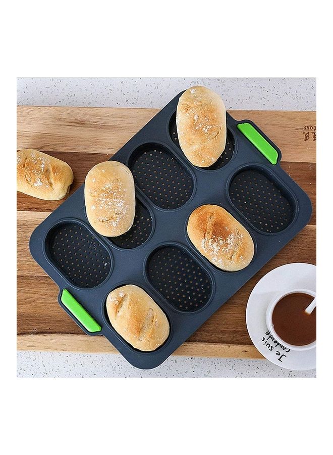 XiuWoo Silicone Muffin Cupcake Baking Pan Black one size  - Image 1