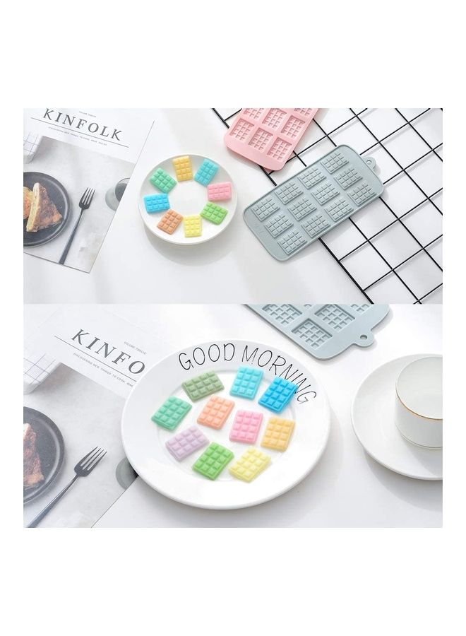 XiuWoo 4-Piece Silicone Chocolate Moulds Multicolour one size - Image 5