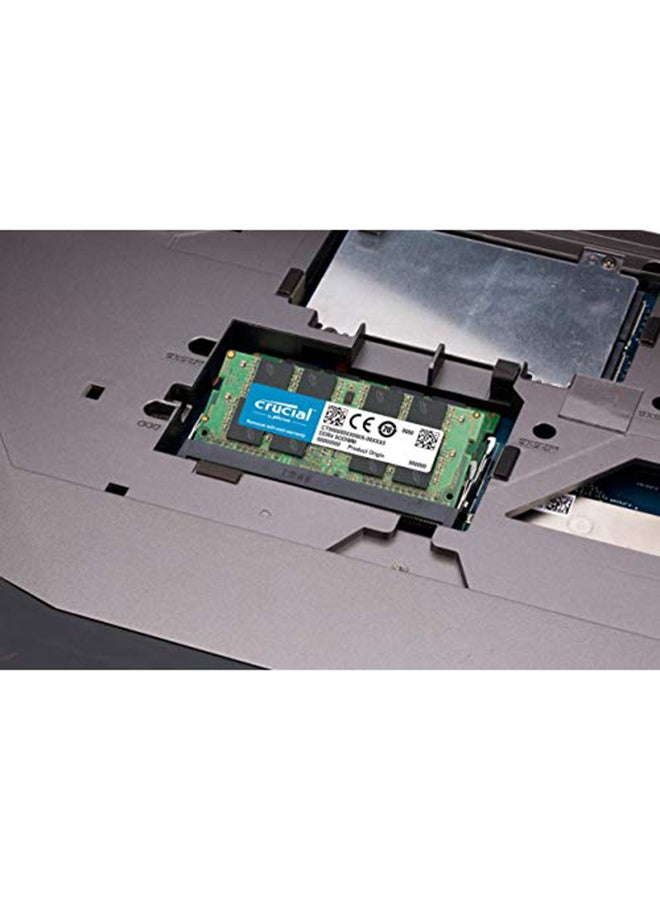 crucial - DDR4 Sodimm 260-Pin Memory Black/Green - Image 1