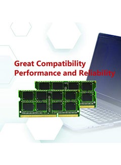 جيجا ذاكرة ترقية لوحدة الكمبيوتر المكتبي DDR3 UDIMM  عدد 240 دبوس غير مدعومة برمز تصحيح الخطأ للكمبيوتر المكتبي . أسود/أخضر  - Image 2