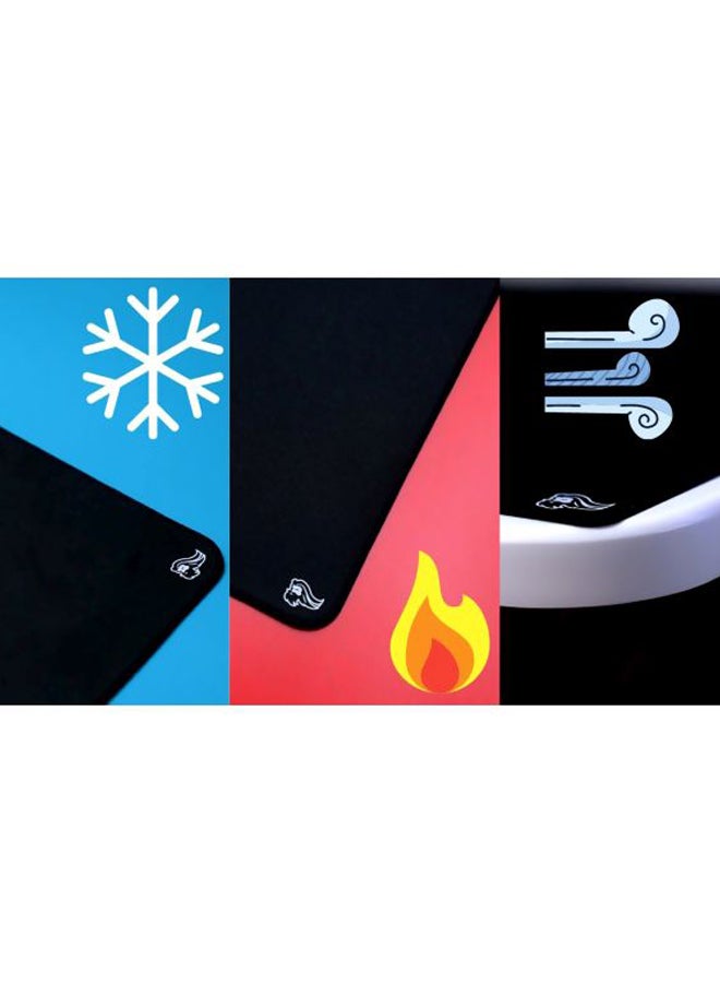 Glorious - Glorious Elements Air Mousepad - XL Hard and Ultra Thin Polycarbonate Flexible Surface Large Gaming Mouse Pad 15"X17" Extended Hard Mousepad (Helios) (GLO-MP-ELEM-AIR) - Image 1