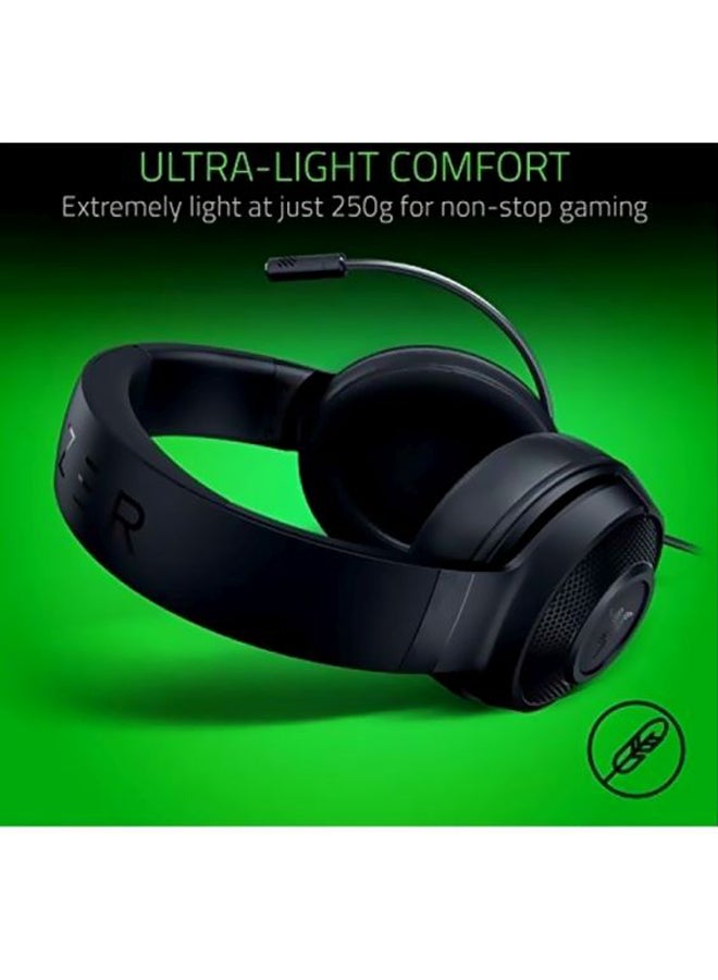 ريزر سماعة رأس تغطي الأذن كراكن X بتصميم خفيف للغاية للألعاب - سلكية - Image 2