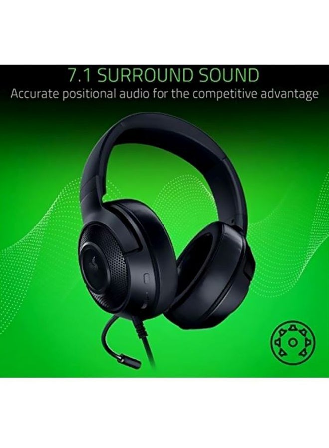 ريزر سماعة رأس تغطي الأذن كراكن X بتصميم خفيف للغاية للألعاب - سلكية - Image 4