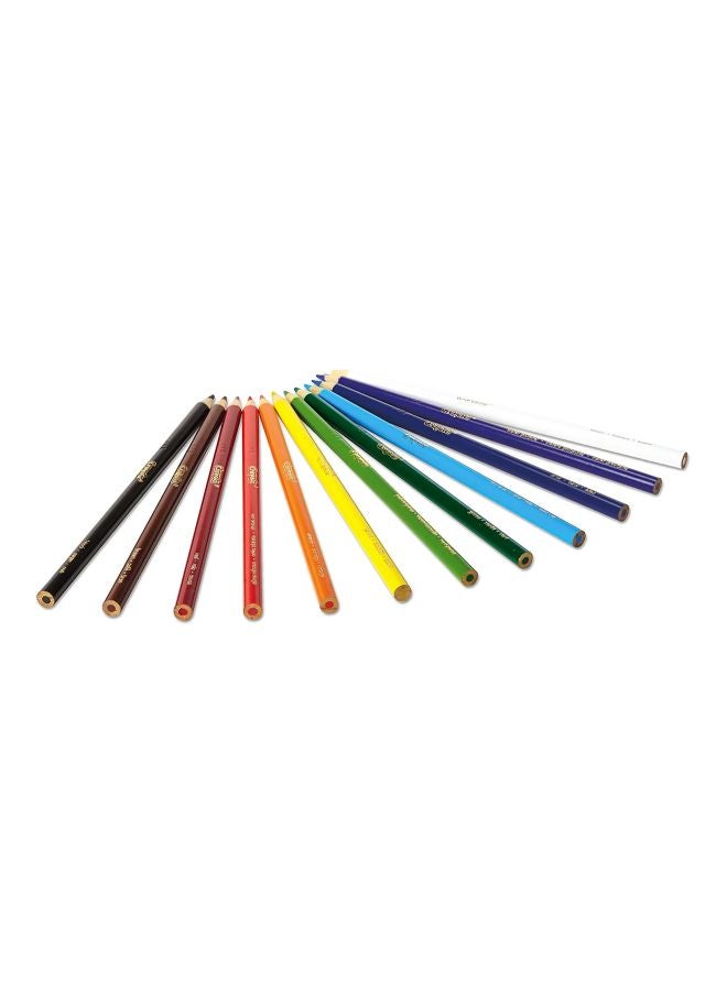 Crayola 12-Piece Colored Pencils Red/Yellow/Black - Image 5
