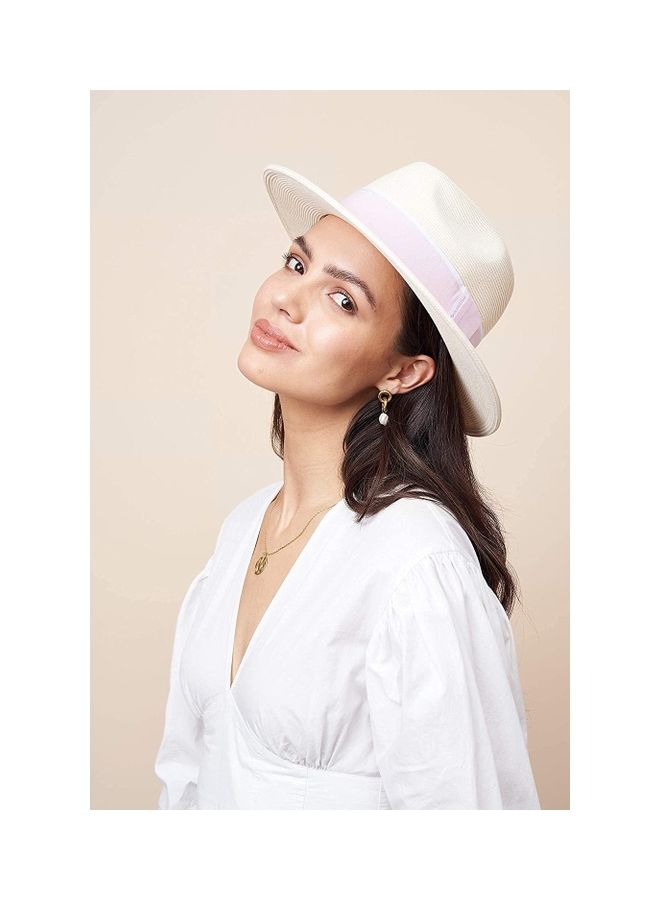 XiuWoo Sun Straw Fedora Beach Hat  - Image 3
