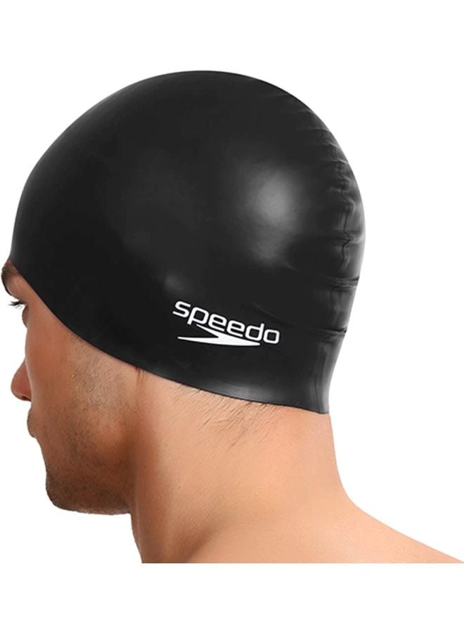 speedo Plain Flat Swimming Cap  - Image 4