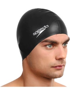 speedo Plain Flat Swimming Cap  - Image 5