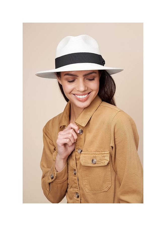 XiuWoo Sun Straw Fedora Beach Hat  - Image 3