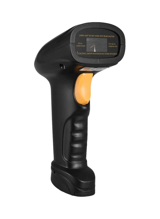 Aibecy - BW3 Wireless and USB Wired 1D Barcode Scanner Black/Beige - Image 1