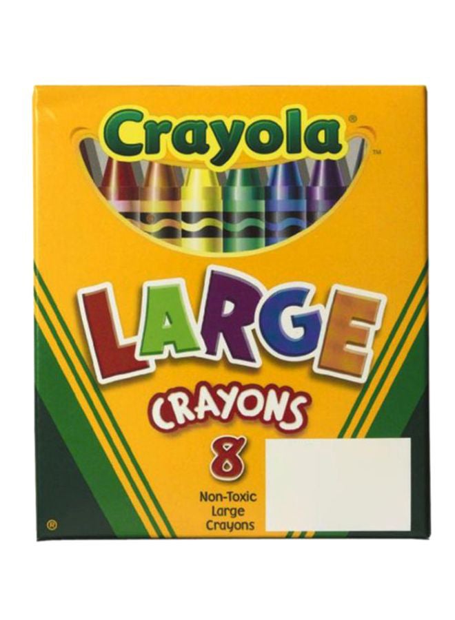 Crayola 8-Piece Large Crayons Set 52-0038 Multicolour - Image 2