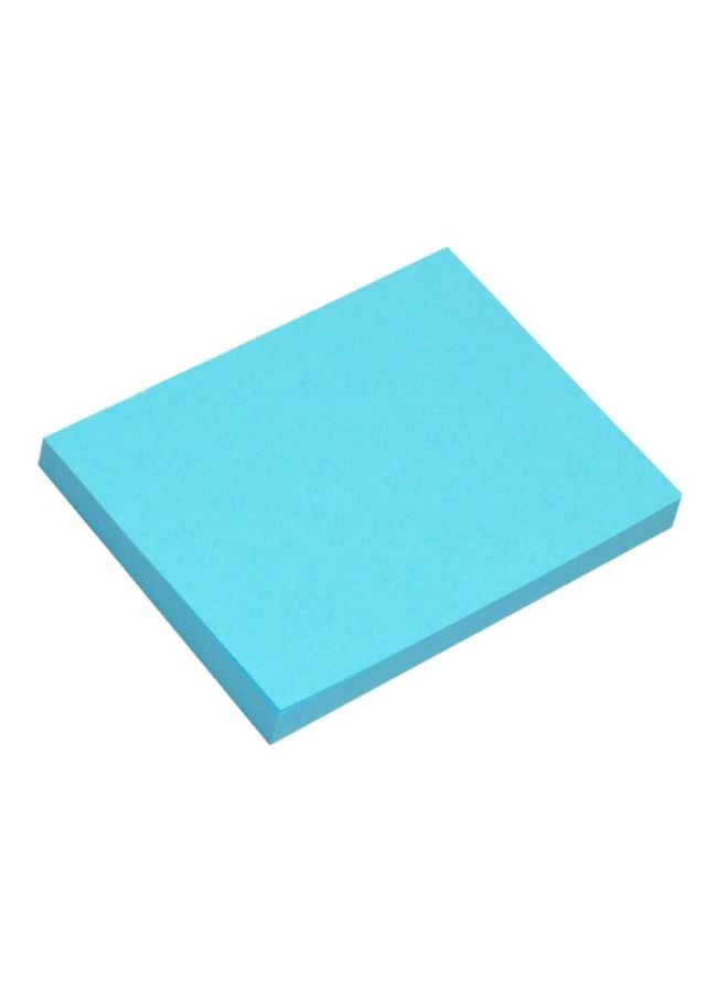 FIS 12-Piece Sticky Note Pads Set Fluroscent Blue  - Image 3