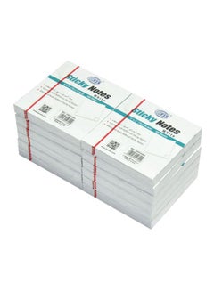 FIS 12-Piece Sticky Notes Set White  - Image 1