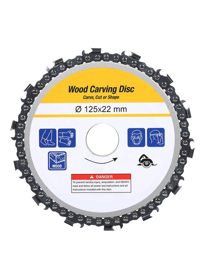 Wood Carving Disc Silver/Black/White - Image 1