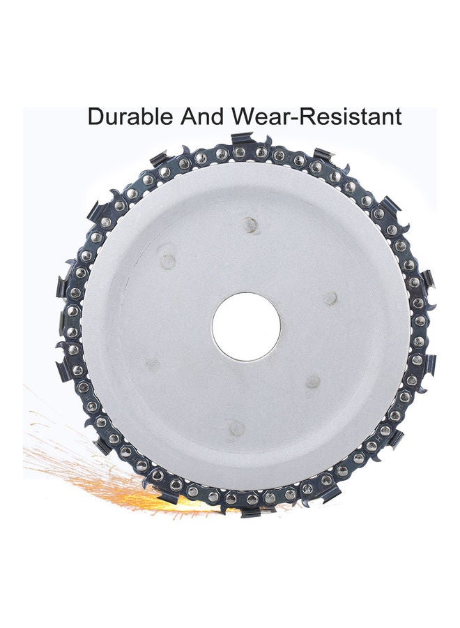 Wood Carving Disc Silver/Black/White - Image 2