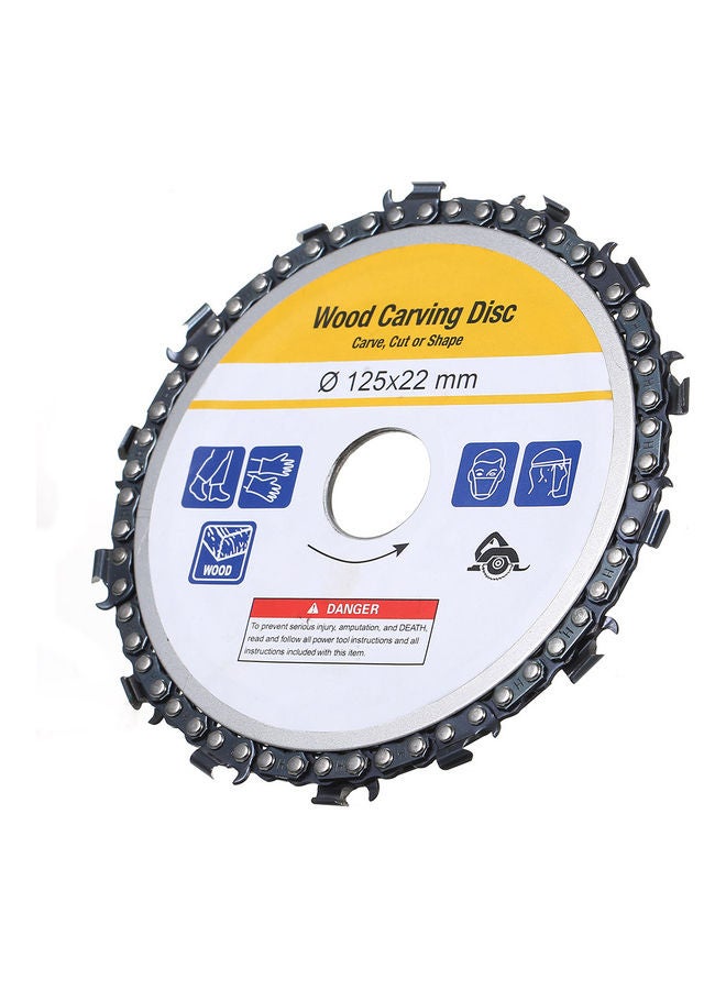 Wood Carving Disc Silver/Black/White - Image 3