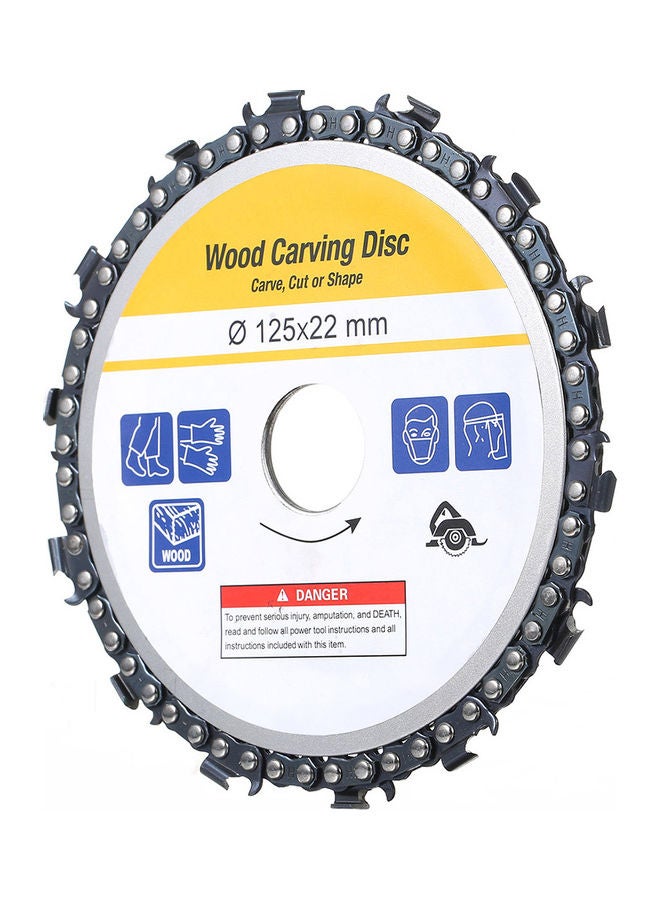 Wood Carving Disc Silver/Black/White - Image 4