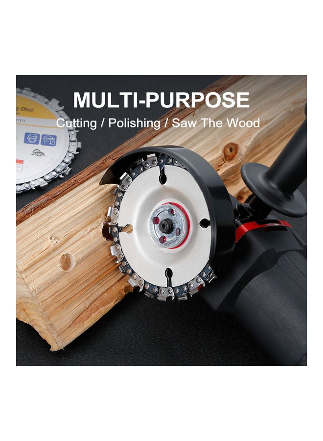 Wood Carving Disc Silver/Black/White - Image 5