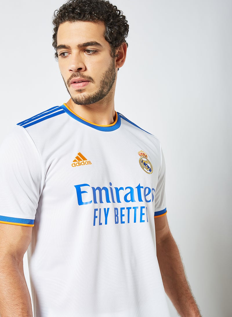 Adidas - Real Madrid 21/22 Home Football Jersey White - Image 1