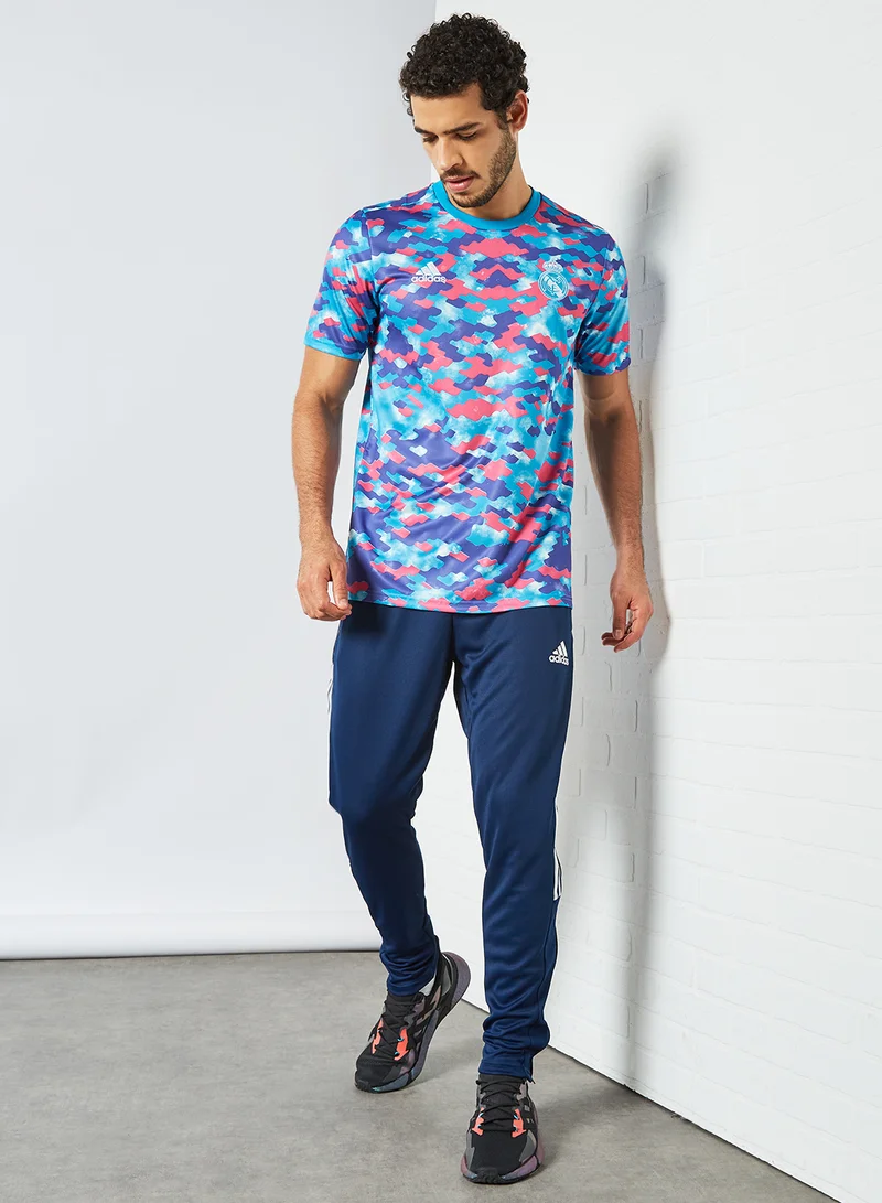 Adidas Real Madrid Pre-Match Football Jersey Multicolour