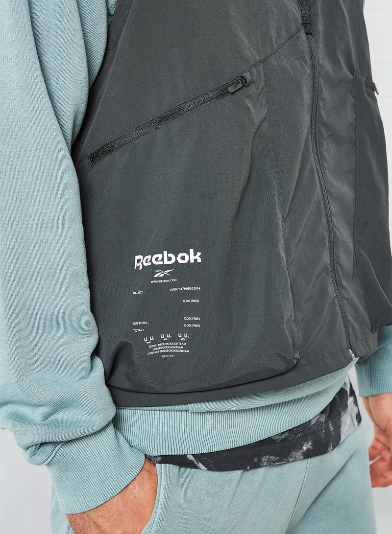 Reebok - Road Trip Woven Training Utility Vest Black - Image 1