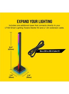 iCUE LT100 Smart Lighting Tower - Expansion Kit - v1623226438/N45430380A_8