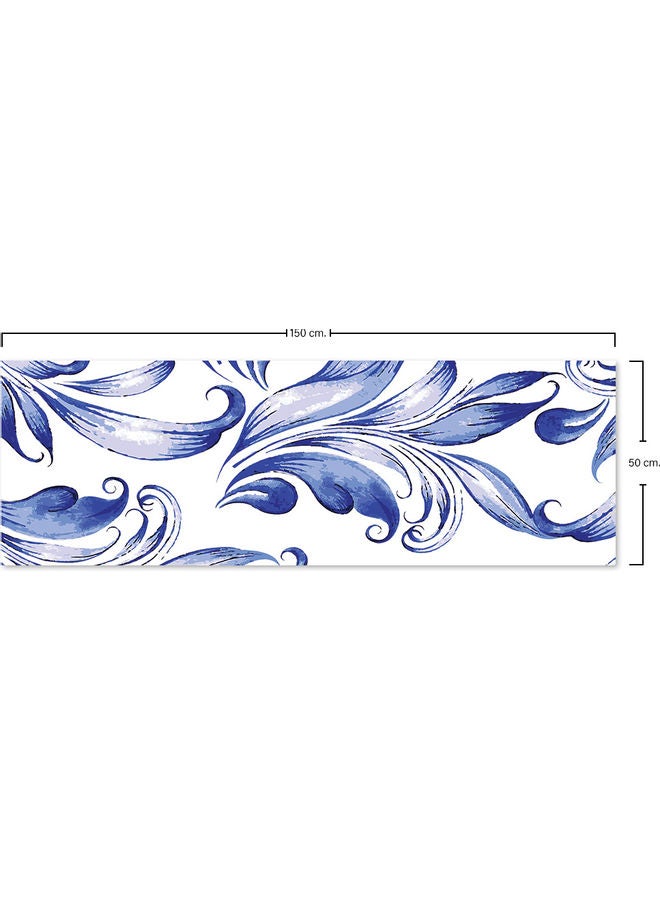 Polyester Table Runner White/Blue 150x50cm - v1623227029/N48052031A_5