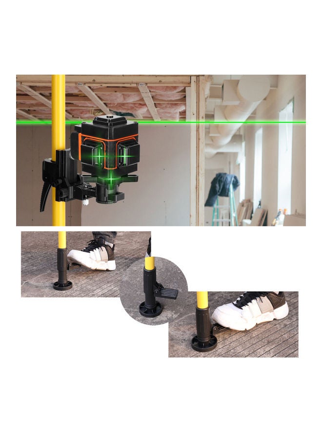 مجموعة أدوات تسوية لاعديل الارتفاع مزودة بحقيبة حمل أصفر/أسود - Image 2