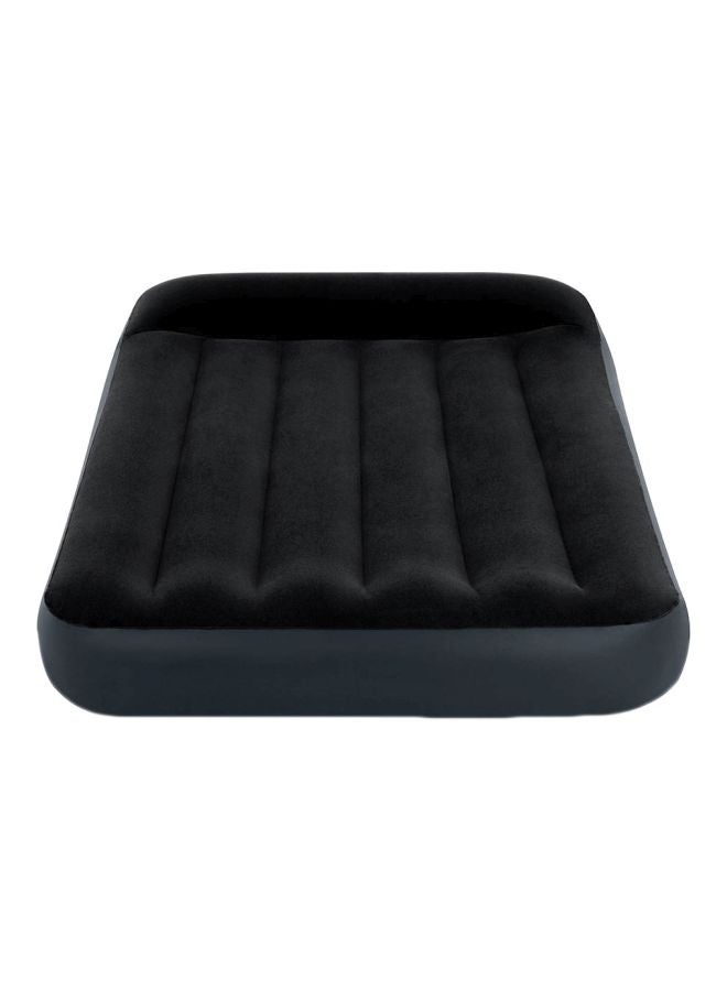 انتكس سرير هوائي كلاسيكي مريح مقاس مفرد مصنوع بتقنية دورا بيم ومزود بوسادة ومنفاخ كهربائي 191x99x25سم - Image 4