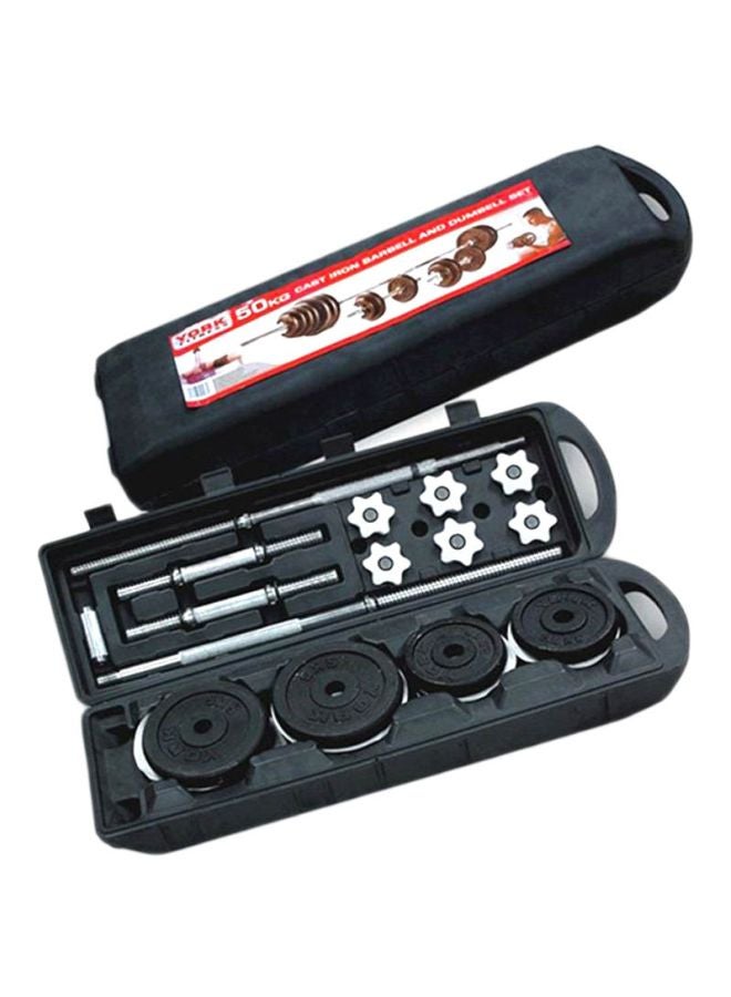 YORK FITNESS Dumbbell Set 50 kg - Image 2