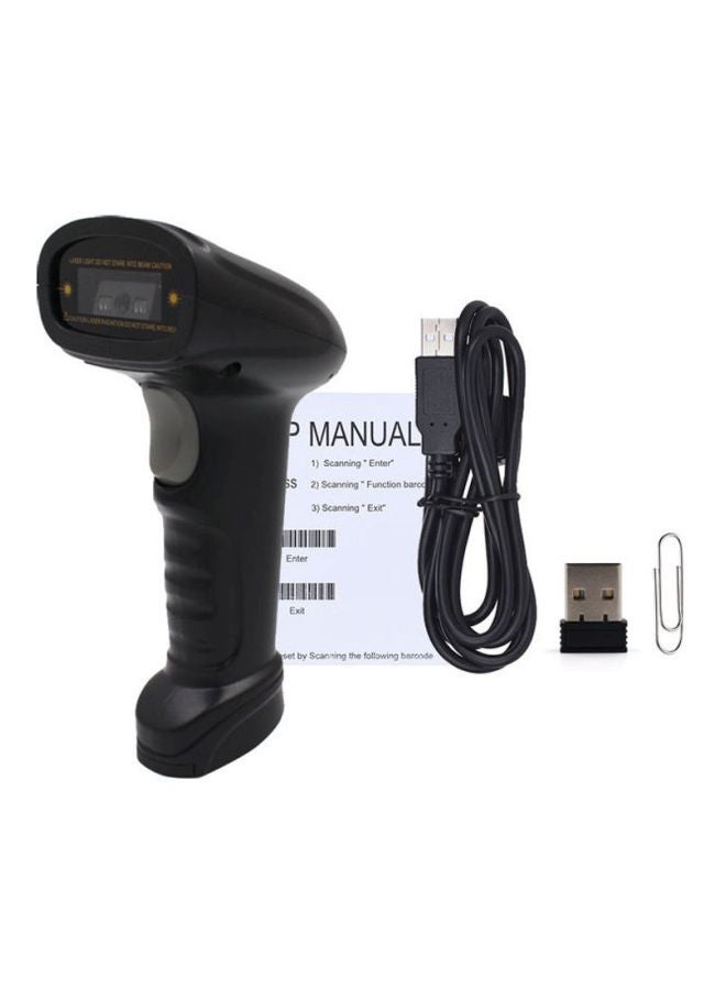 أيبيسي قارئ باركود 2.4G لاسلكي مع وصلة USB أسود - Image 2