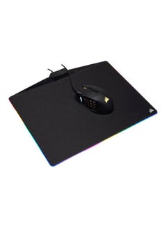 CORSAIR Gaming CH-9440021-EU MM800C RGB POLARIS Cloth Edition Performance Gaming, 15 Zone LED Mouse Pad  - Image 3