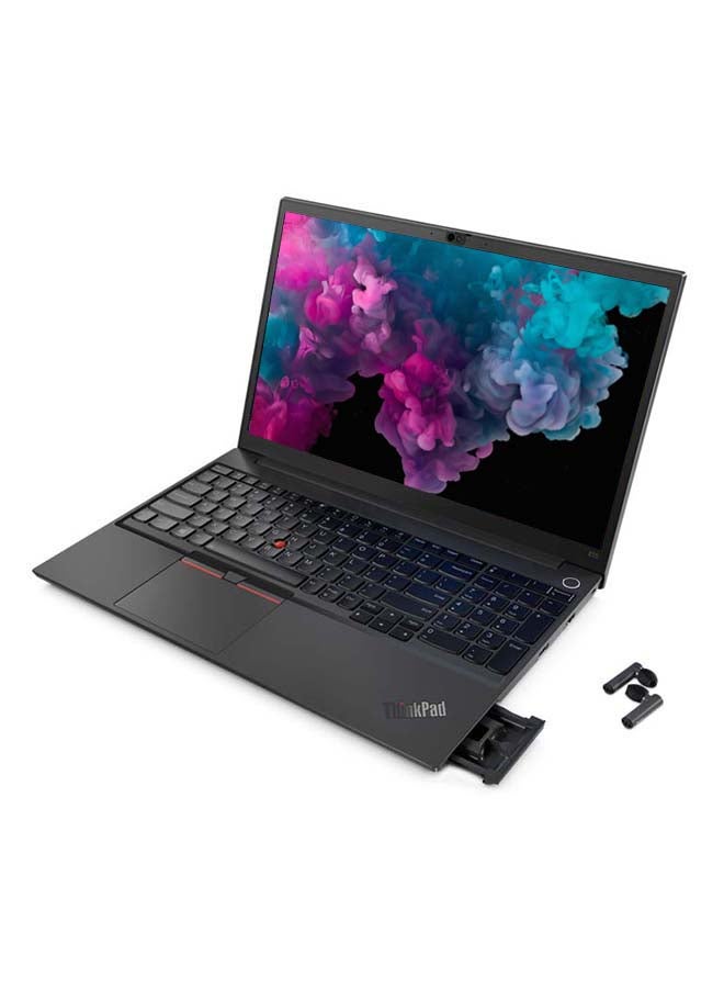ThinkPad E15 Gen2 (Upgraded Version) Laptop With 15.6-Inch Full HD Display, Core-i5 Processor/8GB RAM/256GB SSD/DOS(Without windows)/Intel Iris Xe Graphic Card English/Arabic Black - v1623229025/N48049950A_2
