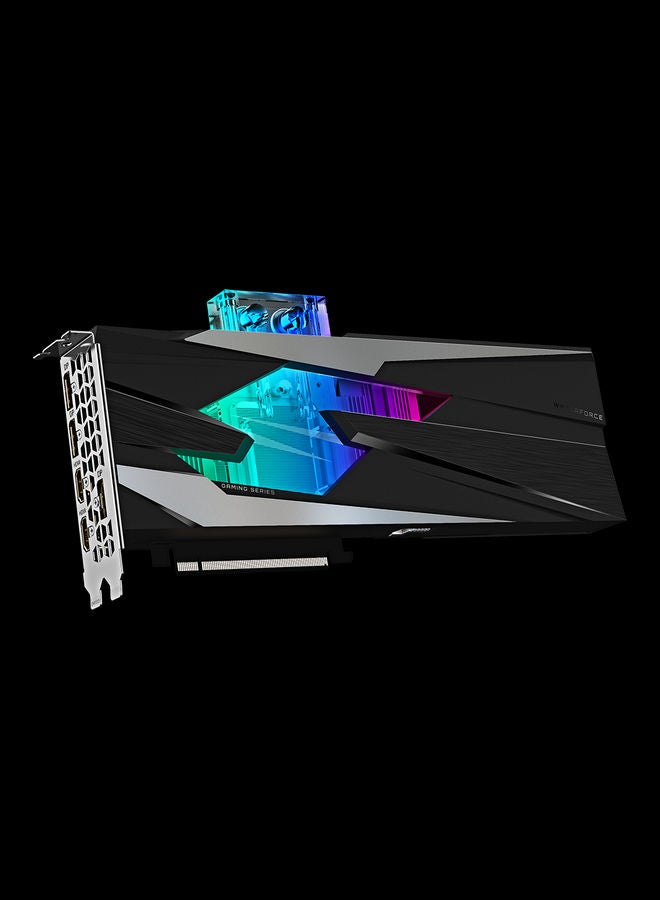 GIGABYTE - GeForce RTX 3080 Gaming OC Waterforce WB 10GB Graphics Card Multicolour - Image 1