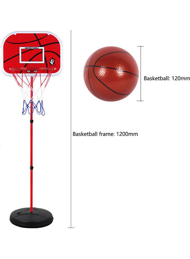 3-Piece Adjustable Basketball Stand With Balls - Image 2