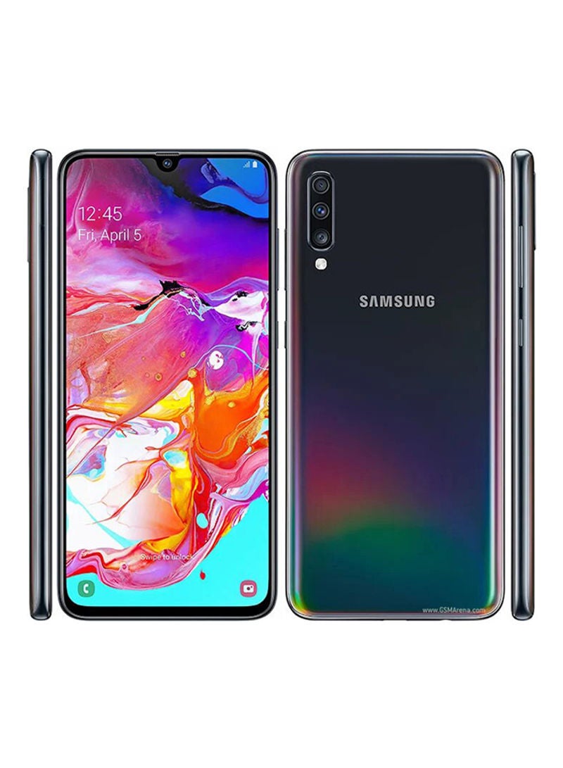 Samsung - Renewed - Galaxy A70 Dual SIM Black 6GB RAM 128GB 4G LTE - Image 1