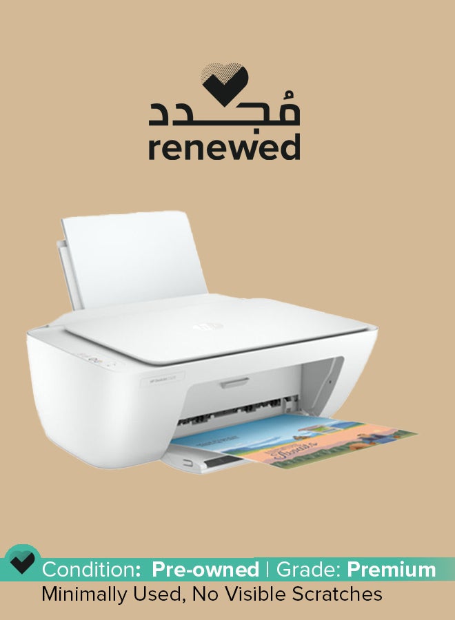HP Renewed - DeskJet 2320 All-In-One Printer White - Image 1