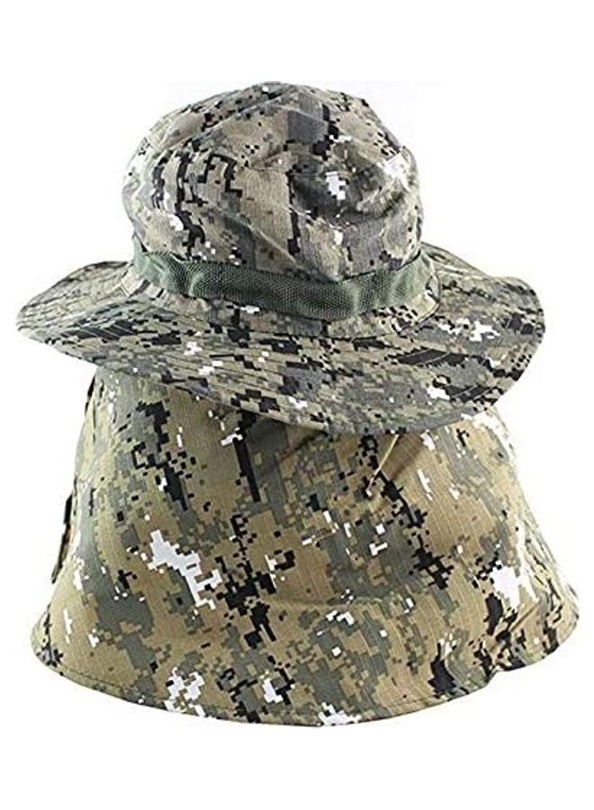 XiuWoo UPF 50+ UV Sun Protection Fishing Hat With Neck Flap - Image 3