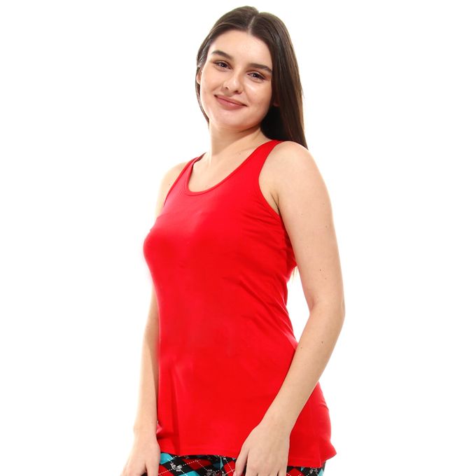 Caesar - Regular Fit C Neck Athlete Red - Image 1