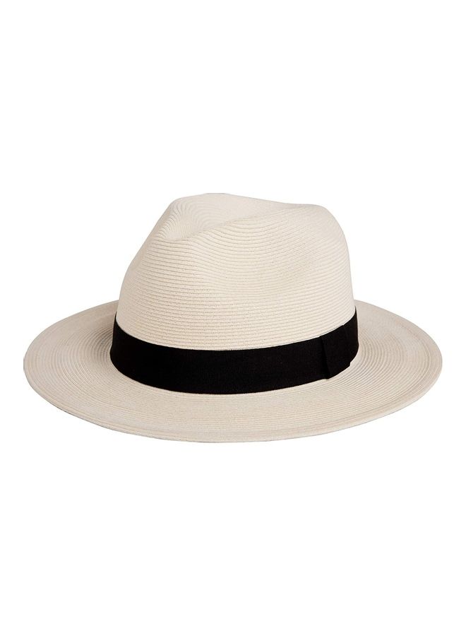 XiuWoo Sun Straw Fedora Beach Hat  - Image 1
