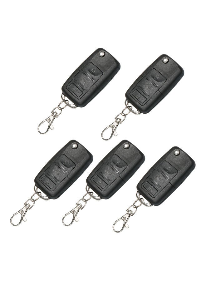 Generic 5-Piece Wireless Duplicator RC Key Chain 2928-5* Black  - Image 1