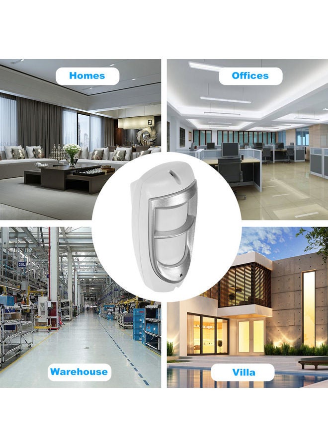 Wired PIR Motion Sensor White/Silver - Image 4