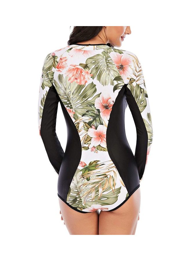 XiuWoo Long Sleeve Rash Guard UV Protection Surfing Swimsuit L  - Image 5