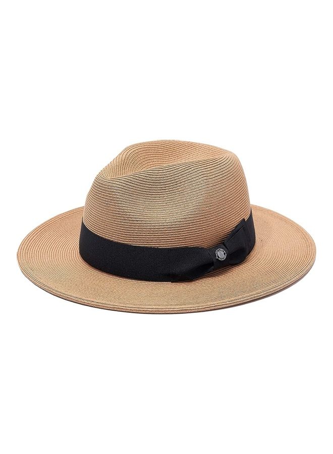 XiuWoo Sun Straw Fedora Beach Hat  - Image 1