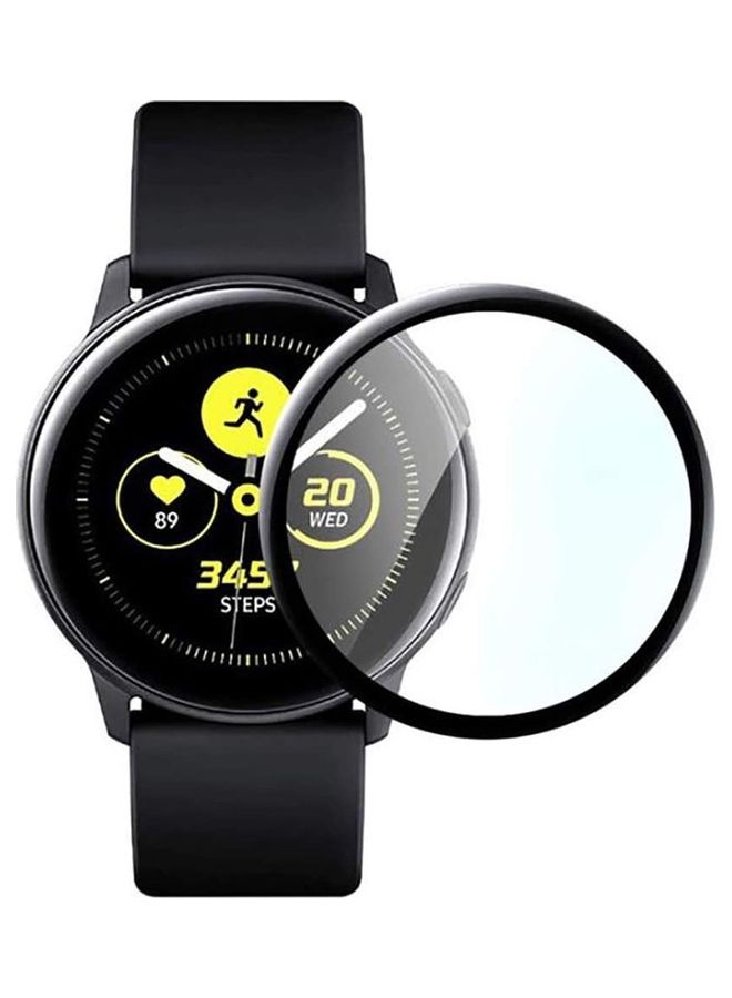 ICS Samsung Galaxy Watch Active 2 44Mm Screen Protector Black/Clear - Image 1