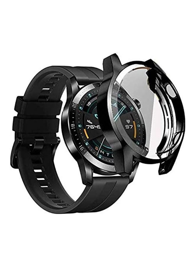 ICS Protective Case For Huawei Watch GT 2 Black/Clear - Image 1