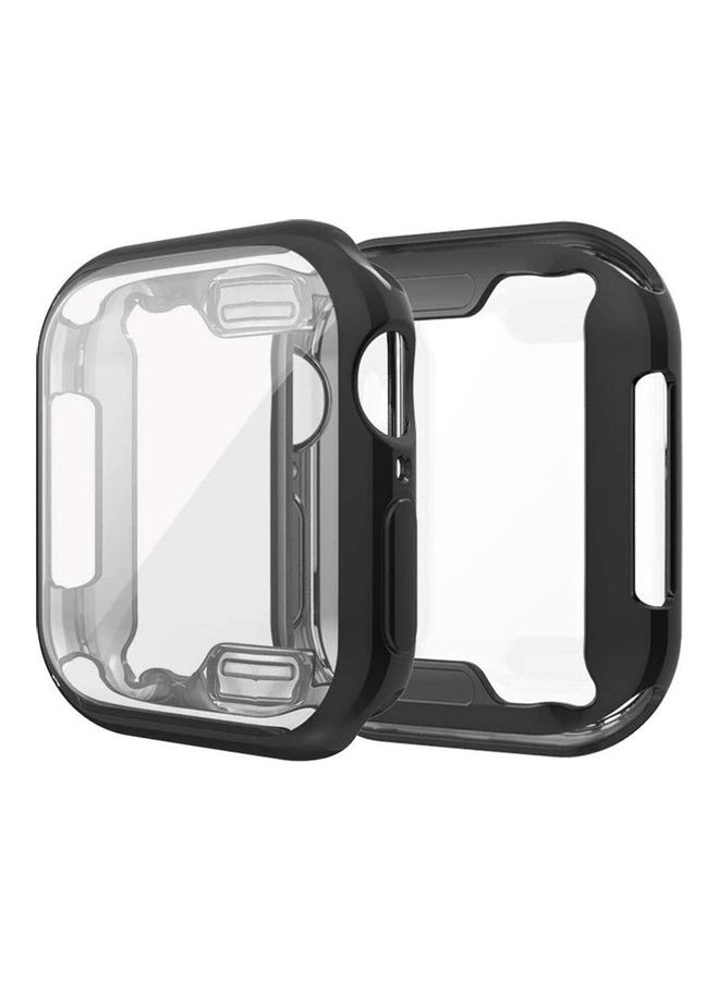 ICS Replacement Band For  Apple Watch Case 42mm/44mm Black/Clear - Image 1
