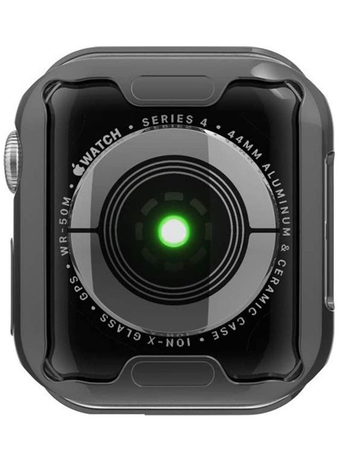 ICS Replacement Band For  Apple Watch Case 42mm/44mm Black/Clear - Image 2