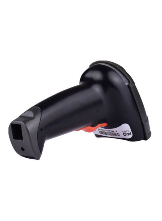 Aibecy - USB Connected 1D2D QR Barcode Scanner Black/Orange - Image 1